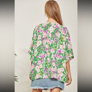 Floral Green Emily Wonder brand Women's Top